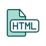 HTML icon.